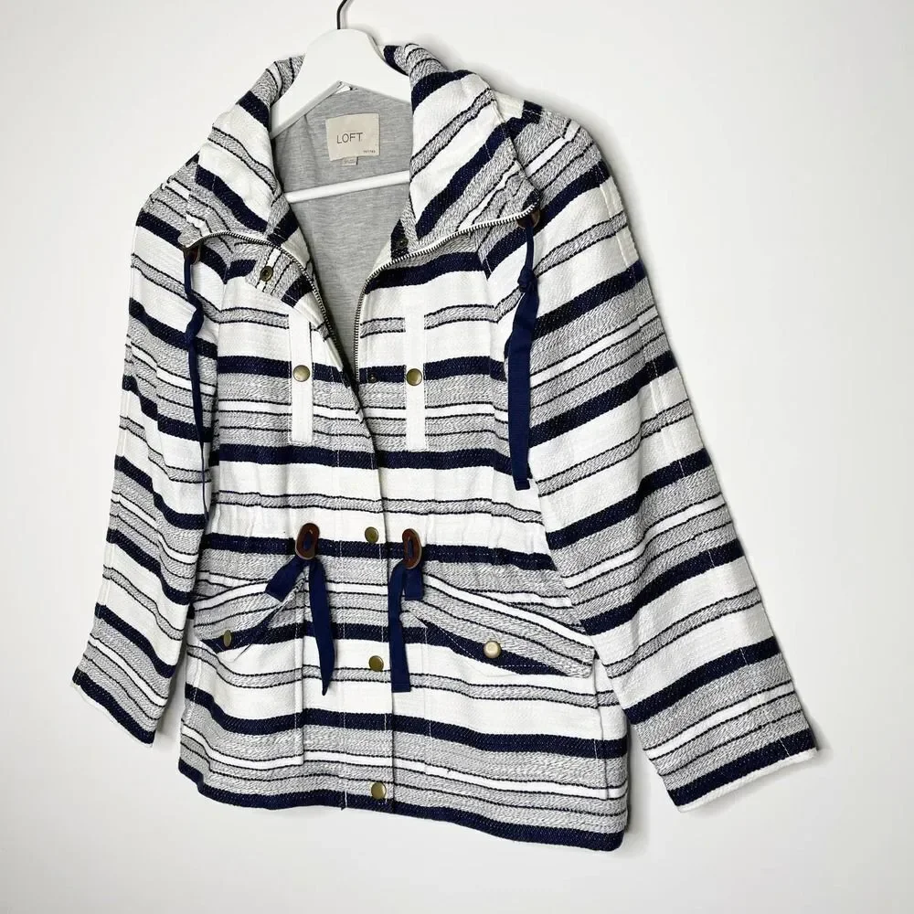 LOFT Stripe Jacket  - Picture 3 of 8